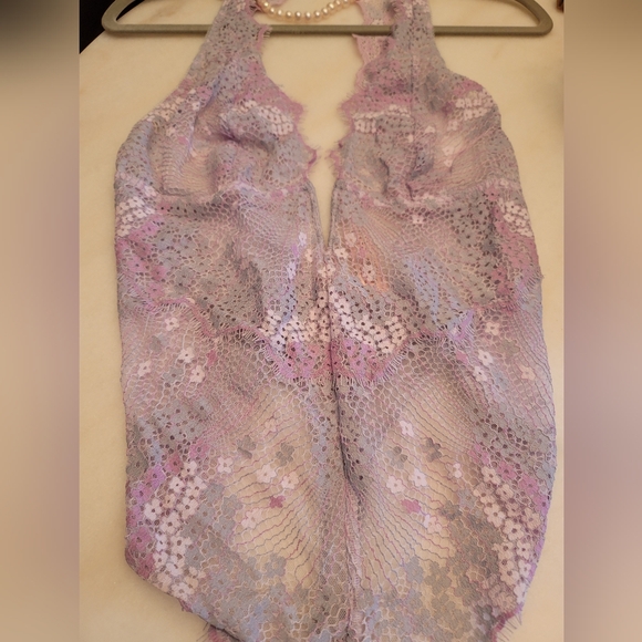 NWT Dream Angels Victoria Secret Lace Teddy Sz L - Picture 12 of 12